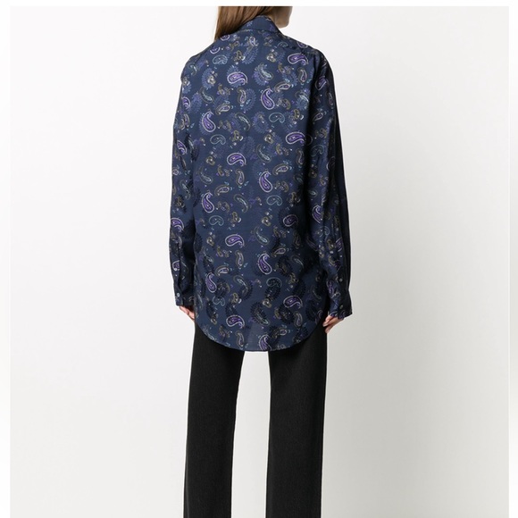 ACNE STUDIOS paisley shirt size S - Picture 4 of 8
